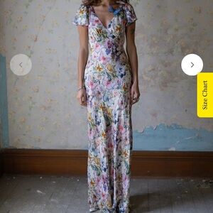 Selkie The Butterfly Botanics Flutter Slip Dress